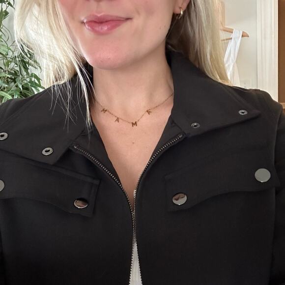 Metro x Kristen Blake Trench Coat Black M - Picture 8 of 11